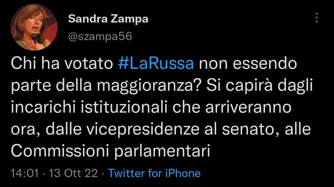 Ugo Quinzi On Twitter Chi Ha Votato LaRussa Non Essendo Parte Della 
