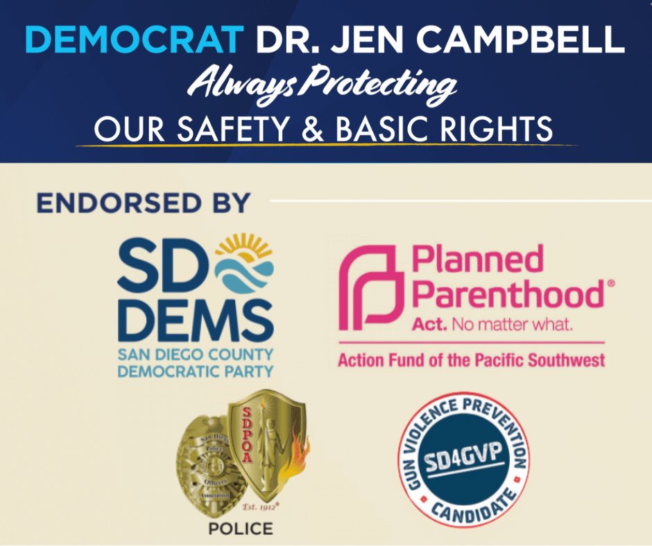 As a lifelong family physician and City Councilmember, I'm focused on always protecting our safety and basic rights.