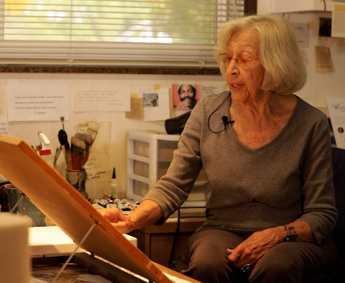 BloodHorse's tweet photo. Watch as watercolor portrait artist Sandra Oppegard talks to our @BH_FAngst and @BH_CMcElligott about her artwork and upcoming exhibit at @keeneland and @CrossGateKY's Tenth Annual Sporting Art Auction, on Nov. 18th.  

WATCH ON BH+ → https://t.co/8plfLXr4nf https://t.co/wfM3CA4D6g