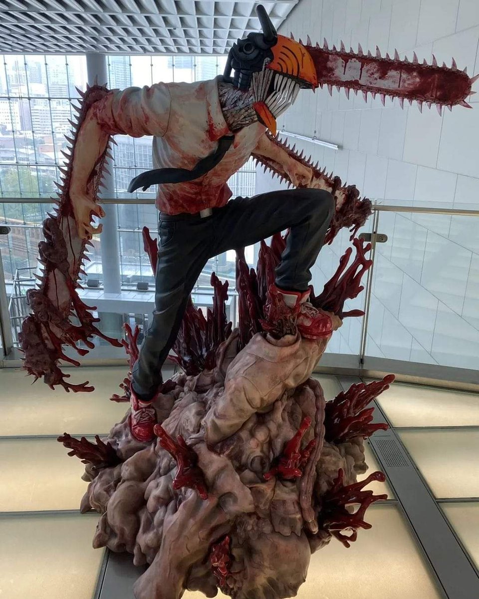 efoficial_'s tweet photo. Se liga nessa estátua do Chainsaw Man 🪚👌
#ChainsawMan #Anime https://t.co/WPNUmOqGdb