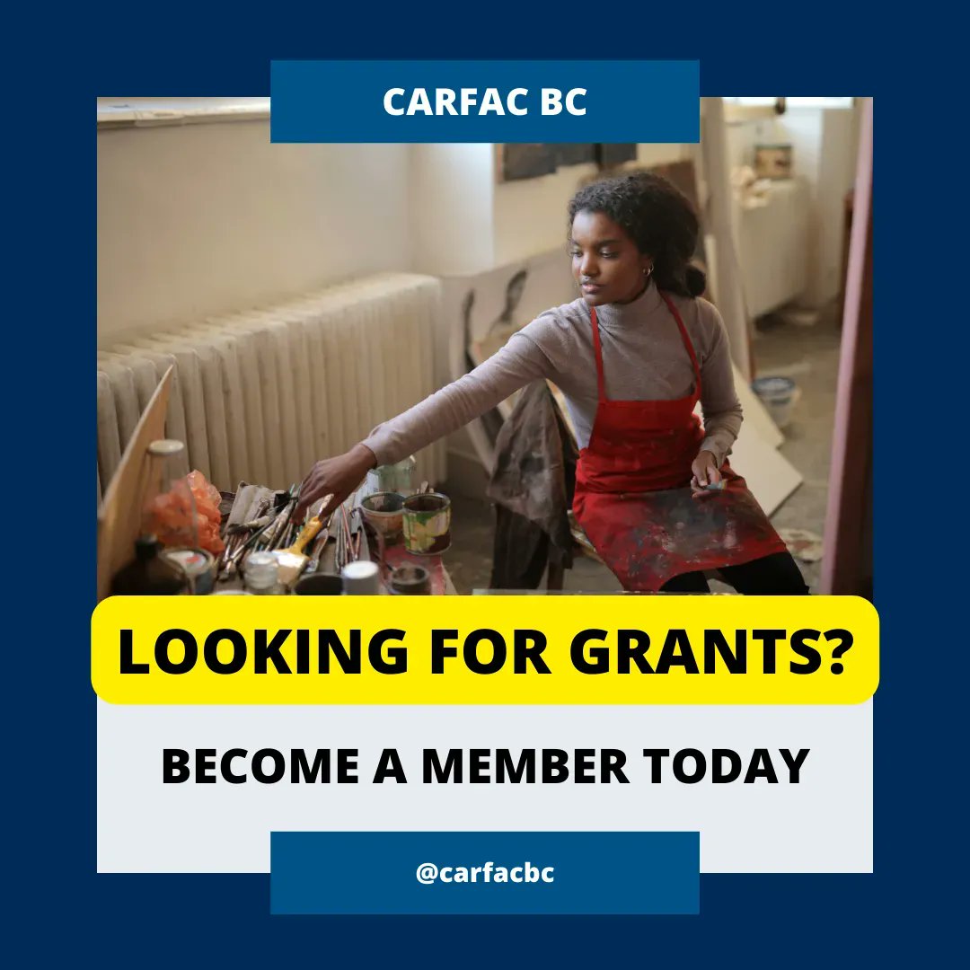 One of the many resources a CARFAC BC membership provides is monthly newsletters keeping artists up to date with all current grant and financial support opportunities. Visit here to learn more.  buff.ly/3tiFkIo
#canadianart #bcartists #ArtistOnTwitter #carfacbc