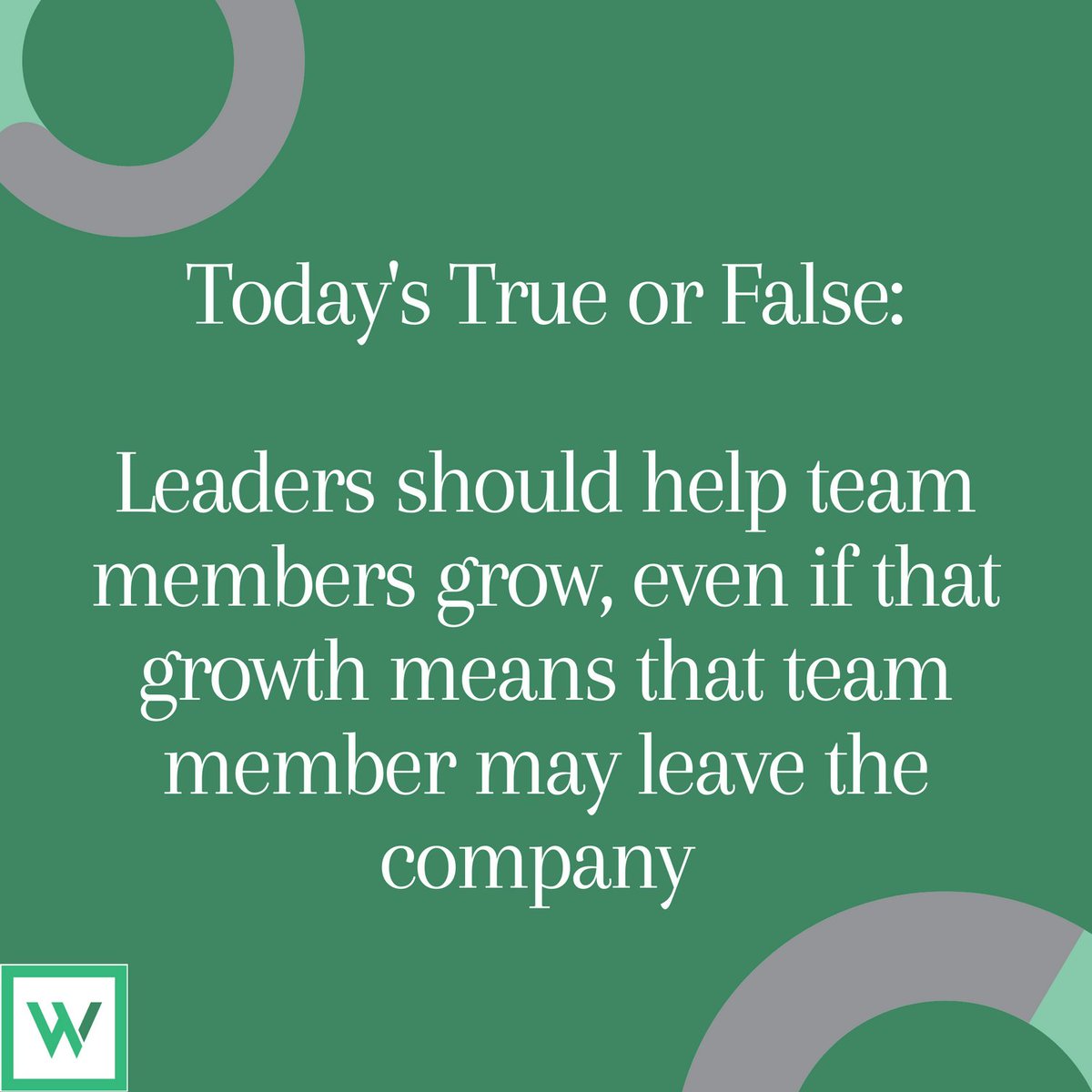 What do you think?  #Leadership #TeamEngagement #ProfessionalDevelopment #Management