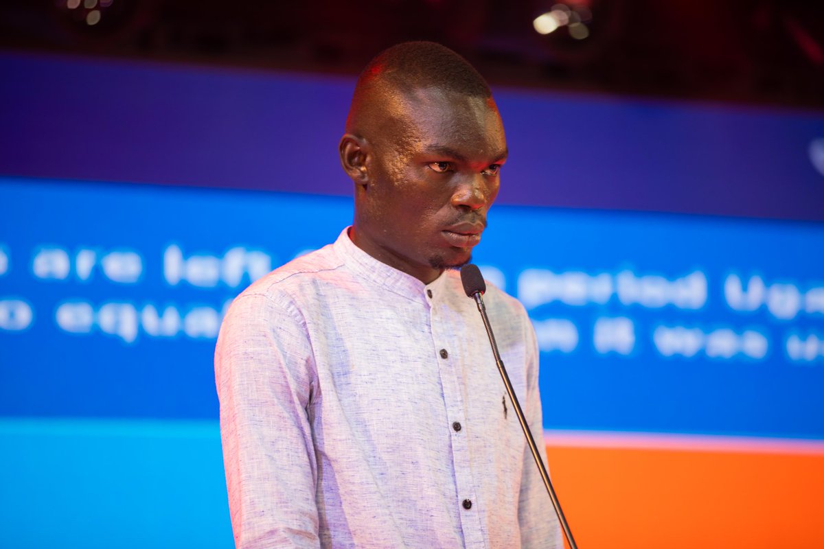 NBLUganda's tweet photo. Ojok Kenneth won the tiebreaker against Emmanuel Etyak to become the second runner up. Both contestants walk away with Ugx 1m. Ojok is supplemented with a smartphone.
#NBLBeAMillionaire #BAMSn2 https://t.co/Tgx5pCUy1A