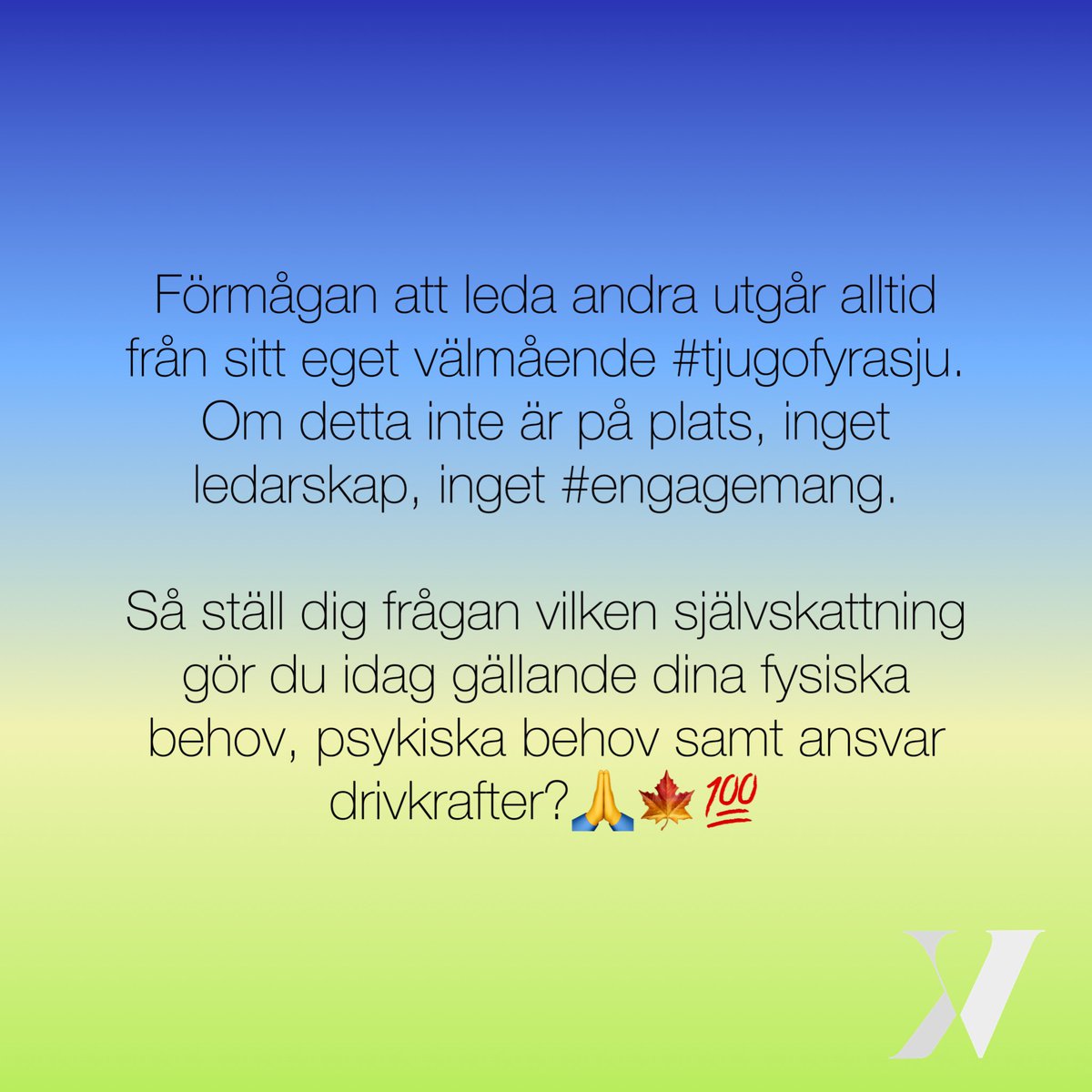 Henaxe's tweet photo. Chefer som vill lyckas kan ändå misslyckas.

#ledarskap #motivation #tjugofyrasju #engagemang
#jobb #livet #chef #yrke #prestation #träning #glad #ångest #energi #driv #lärare #samtal #jurist #sjuksköterska #hr https://t.co/3PEtWlpffC