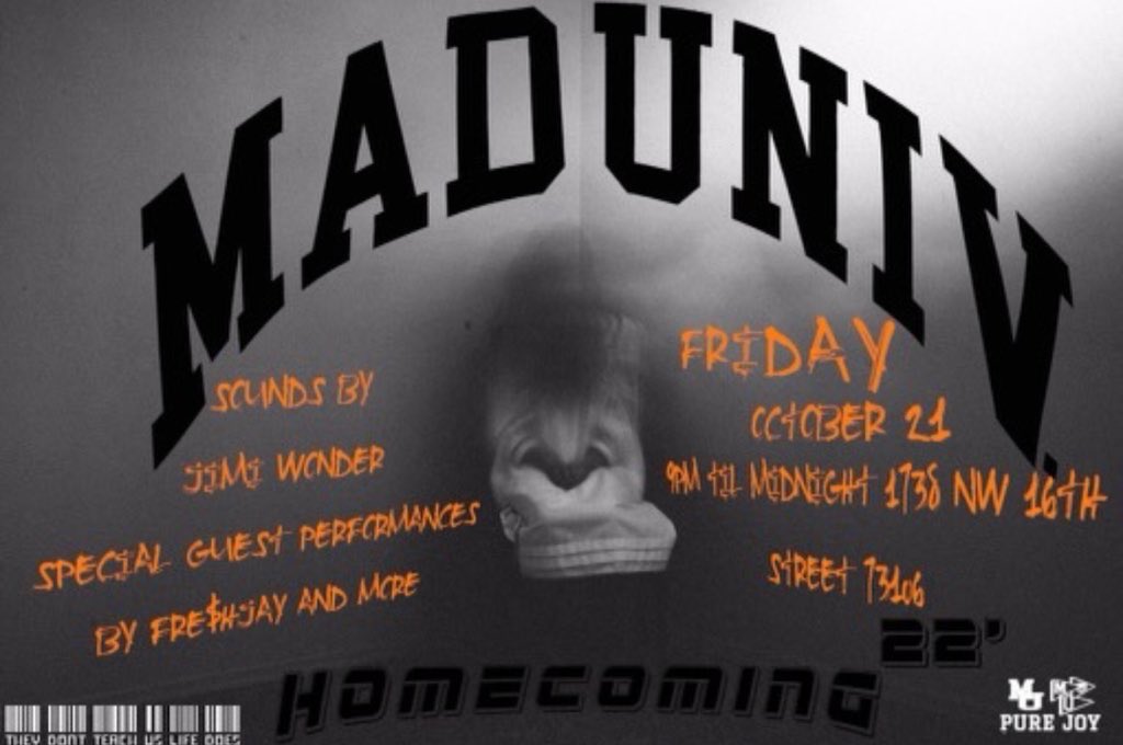 LINEUPOKC's tweet photo. This Friday.
@Mad_University back in the city with an exclusive Pop Up party. HOMECOMING. 🎓 https://t.co/Jf4QMVCjso