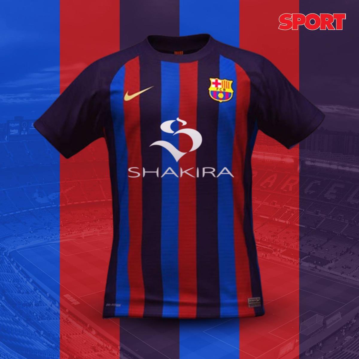 Piqué corre o risco de ter de jogar com nome de Shakira na camisa por causa de patrocínio do Barcelona 1