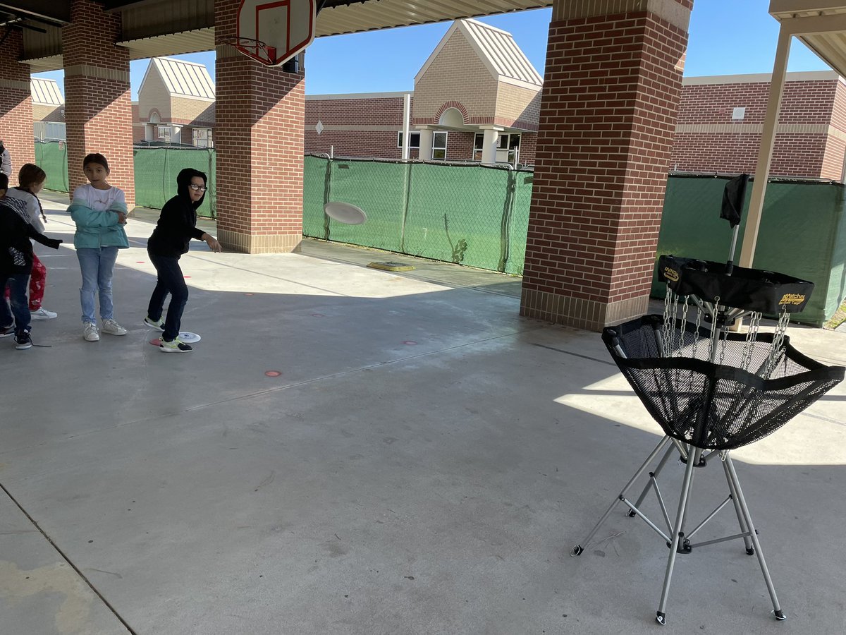Perfect Weather for Disc Golf at RPE! <a href="/HumbleISD_RPE/">River Pines Elementary</a> <a href="/PrincipalRJDunn/">Rachel J. Dunn</a> <a href="/MrMoreno_RPE/">miguel moreno</a> <a href="/HWagnerHumblePE/">Helen Wagner</a>