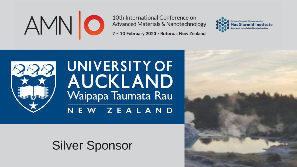 AMN11 (@amn11_nz) on Twitter photo Announcing <a href="/AucklandUni/">University of Auckland | Waipapa Taumata Rau</a> as our second Silver Sponsor for #AMN10
#nanotechnology #advanced #materials #science
The Conference Programme is now available online -
confer.eventsair.com/amn10/programme Announcing <a href="/AucklandUni/">University of Auckland | Waipapa Taumata Rau</a> as our second Silver Sponsor for #AMN10
#nanotechnology #advanced #materials #science
The Conference Programme is now available online -
confer.eventsair.com/amn10/programme