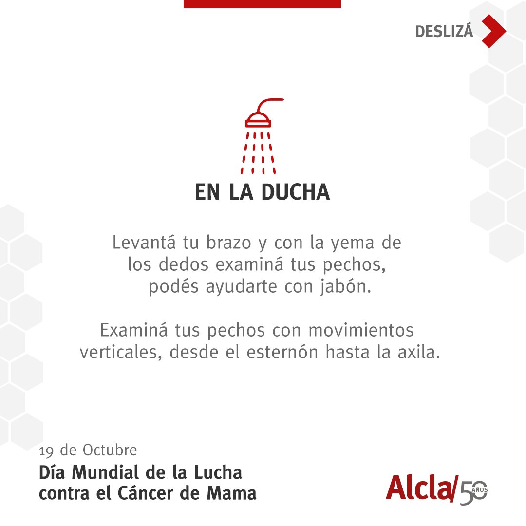 ClinicaAlcla's tweet photo. En el Día Mundial de la lucha contra el Cáncer de Mama nuestra intención es difundir la importancia de la detección precoz.

#RehabilitaciónIntegral #50añosDeExcelenciaMédica #Alcla #DíaMundialDelCáncerDeMama #AutoexamenMamario https://t.co/V8KOWEcP0F