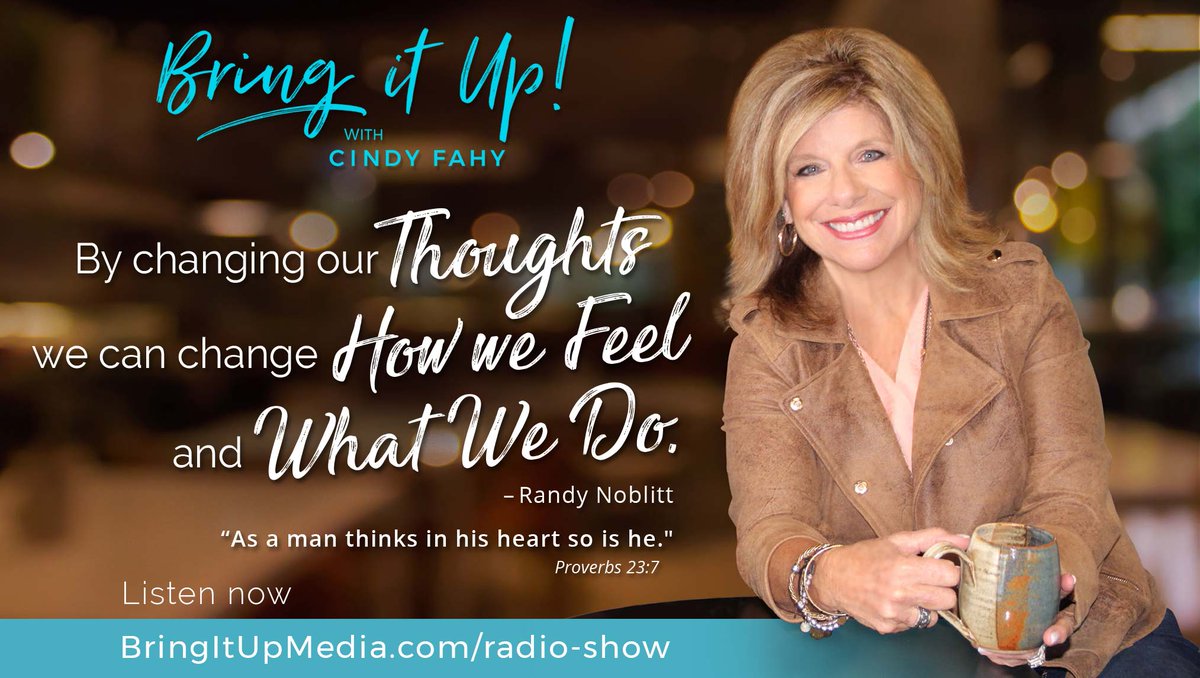 bringitupmedia's tweet photo. Our thoughts dictate our actions, attitudes, and choices. This week marriage &amp; family therapist Randy Noblitt shows us how to choose who the Chief Operating Officer of our lives can be! Join us! Listen at https://t.co/MNUTC5IAVe or on iTunes. #BringItUp #Faith #Wisdom https://t.co/xdxxVSNqUO