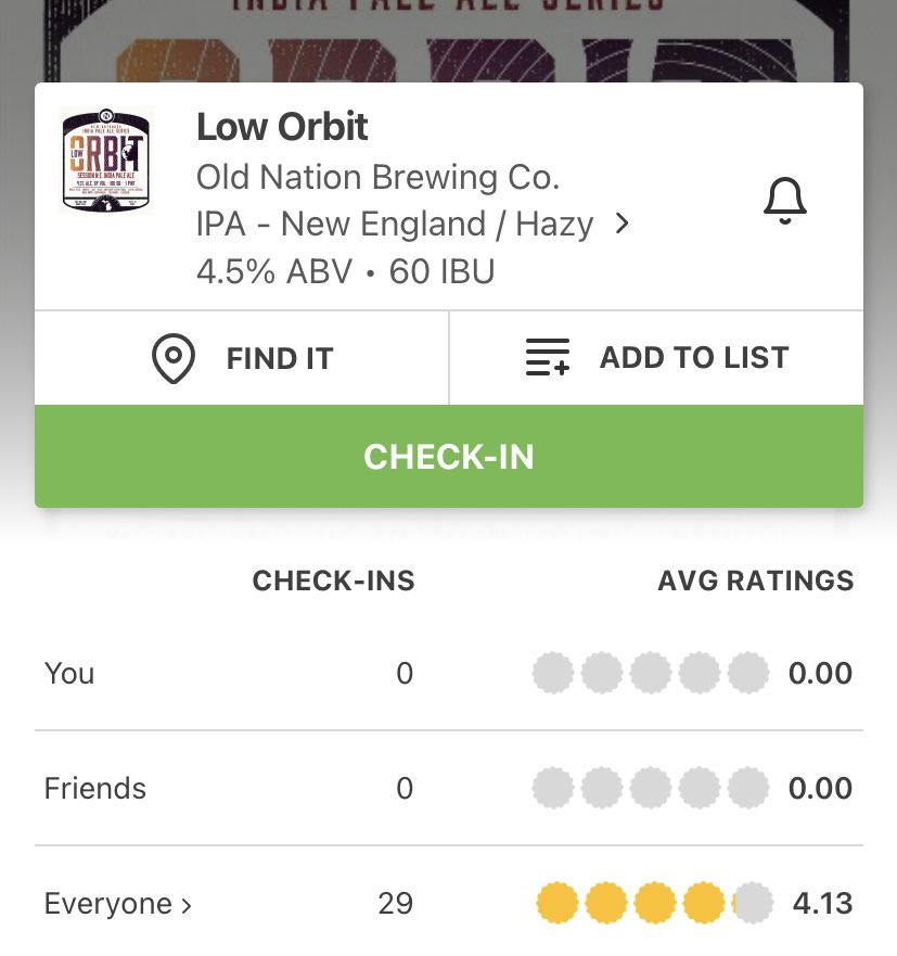OldNationBrew's tweet photo. Reviews are starting to flow in.
Y’all are liking it! @untappd
Pick up a 4-pack today. Cheers!
#OldNation #LowOrbit ⬇️🪐🍺 https://t.co/MCYovsnfWn