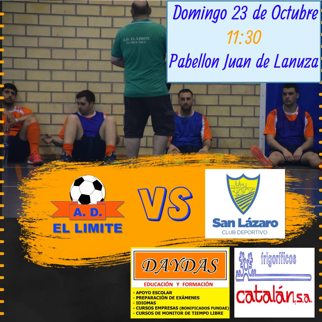 ADLimite's tweet photo. Este domingo nuestro equipo juega contra @cdsanlazaro a las 11:30! Os esperamos afición! https://t.co/R2ZBmjd4hw