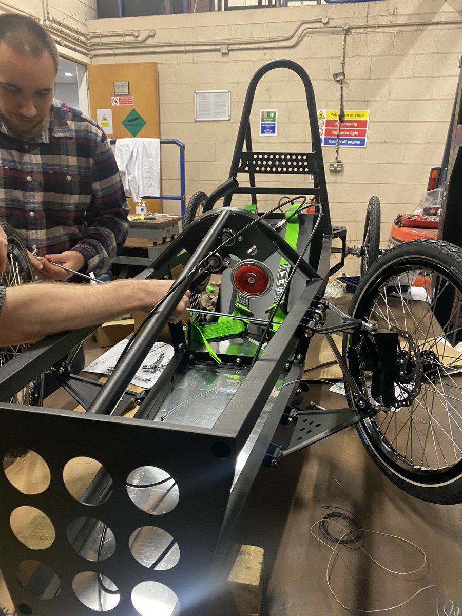 F24GCU's tweet photo. Ramzy managed to get through a lot of work today in the car, now with the rear axle and all 4 wheels on! #F24Β
#GCUSTEAM
#RNSTEMΒ
#STEM
#STEAM
#STEMNation
#stemeducation
#engineering @pme269 @Woodfarm_STEM @NavySTEM @JocoxSTEM @royalsociety @GCU_SEBE https://t.co/lb6csi5VXE