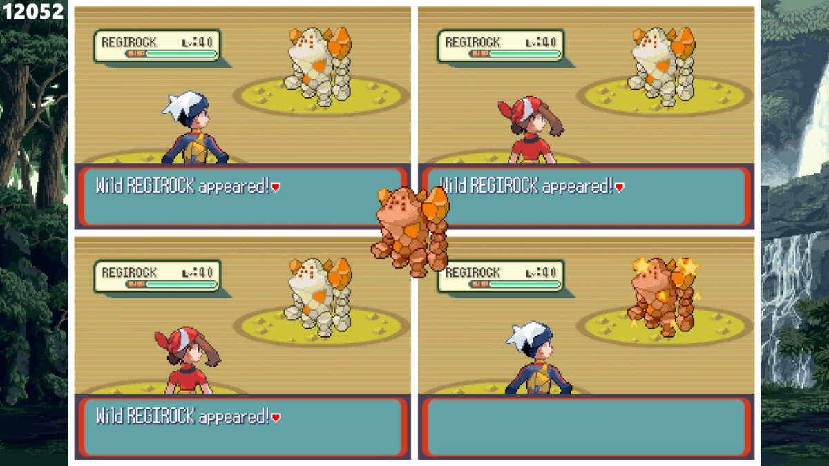 cpublue's tweet photo. Shiny Regirock after 12,056 SRs. This one took a little longer than Registeel, but still not bad. Regice next 🧊 https://t.co/LqOSrn6EoD