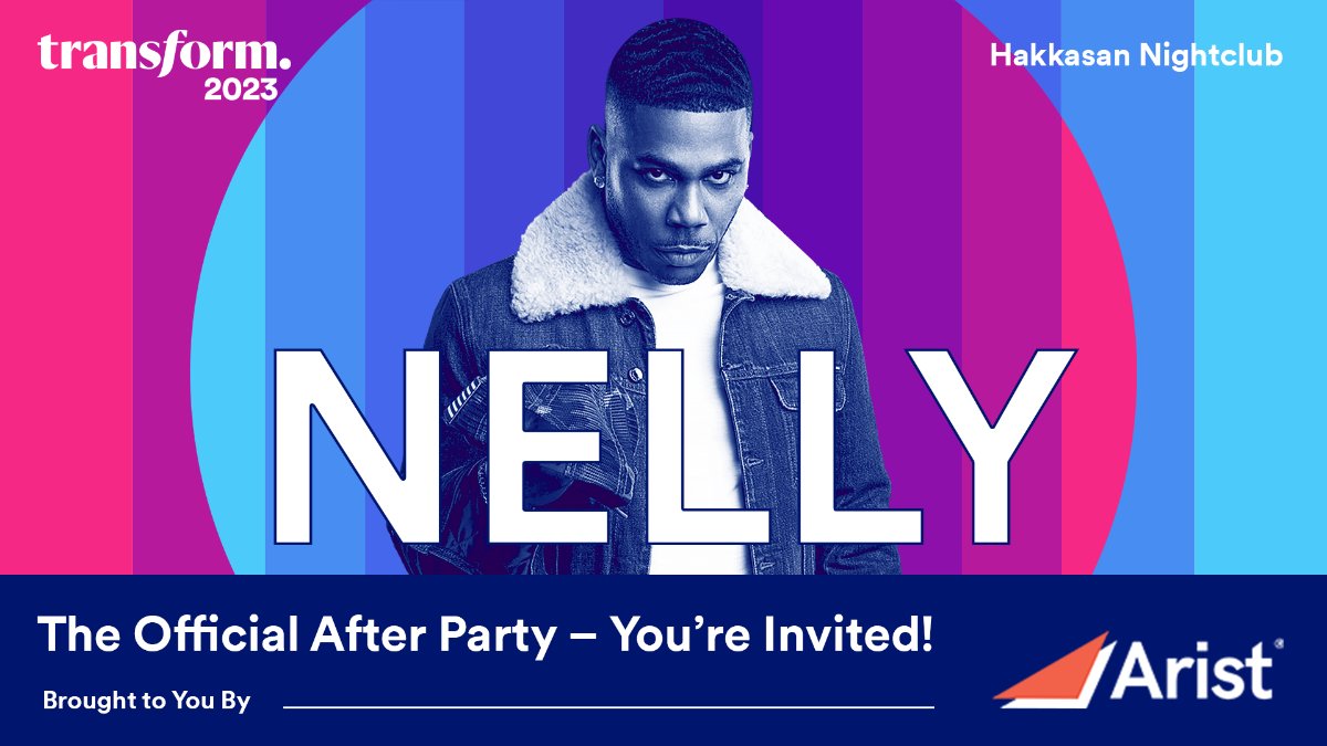 "It's getting hot in here"! Transform's lineup for 2023 is heating up with Grammy Award-winning sensation Nelly headlining the Transform After Party, brought to you by <a href="/Arist/">Arist</a>! Register for the conference now! lnkd.in/gEXj6mQ