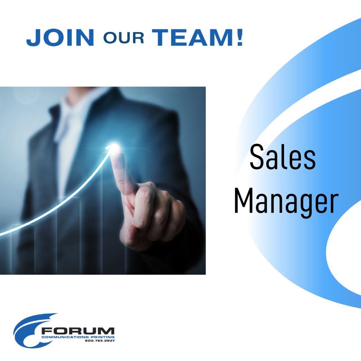 FORUMCOMCO's tweet image. Forum Communications Printing in Fargo, ND is looking for a Sales Manager! In-office or hybrid! Apply now: bit.ly/3TfyJcn