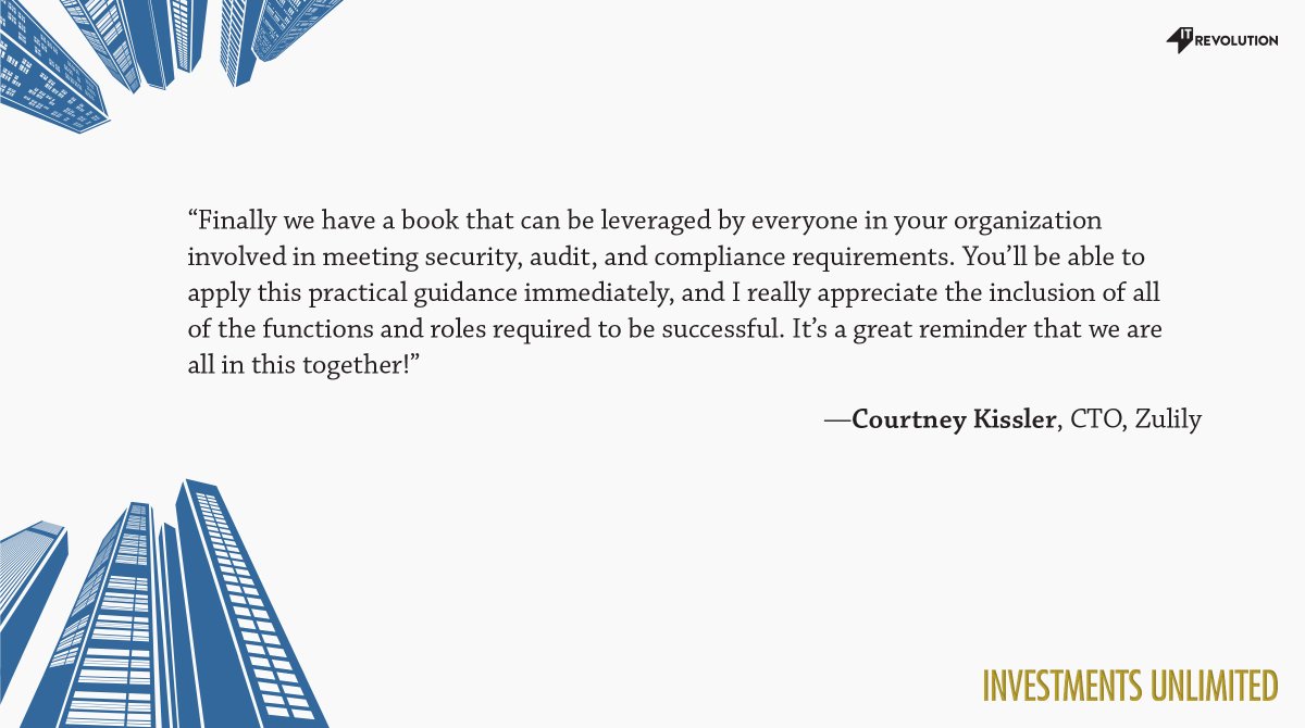 ITRevBooks's tweet photo. In the vein of novels like #PhoenixProject and #UnicornProject, #InvestmentsUnlimited looks at what can happen when you aim for DevOps but leave Security out of the picture.
https://t.co/UJuDSTYnJn https://t.co/PcqqJ3doex