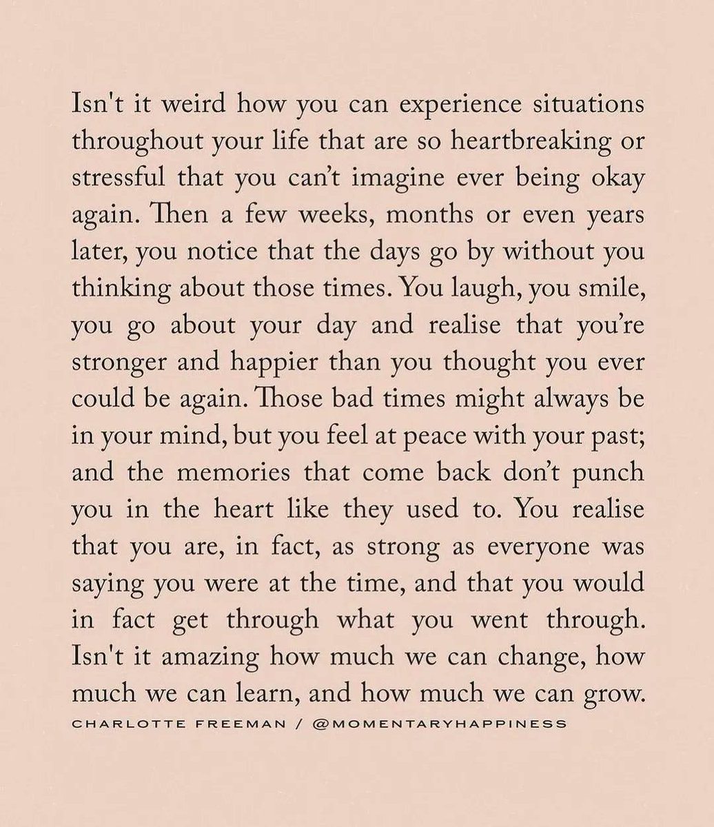 Isn't it amazing how much we can change, how much we can learn, and how much we can grow. ✨