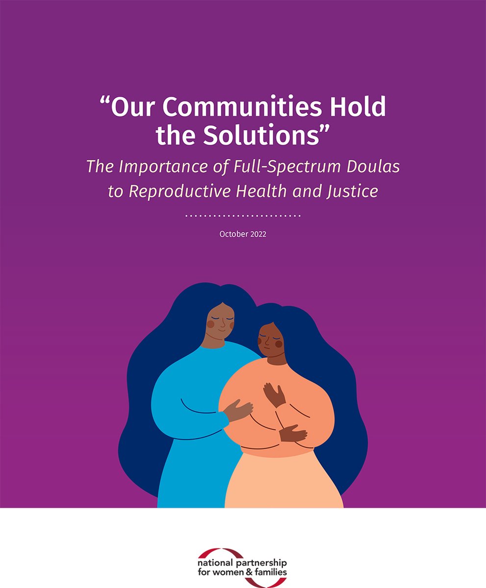 Doulas provide invaluable support to pregnant people, including during abortion, miscarriage, chidlbirth, and post-partum. Check out the new report from <a href="/NPWF/">National Partnership</a>  on how full-spectrum doulas provide essential care.
 #fullspectrumdoula  #Doulasofinstagram. #doualsupport 
#doulaservic