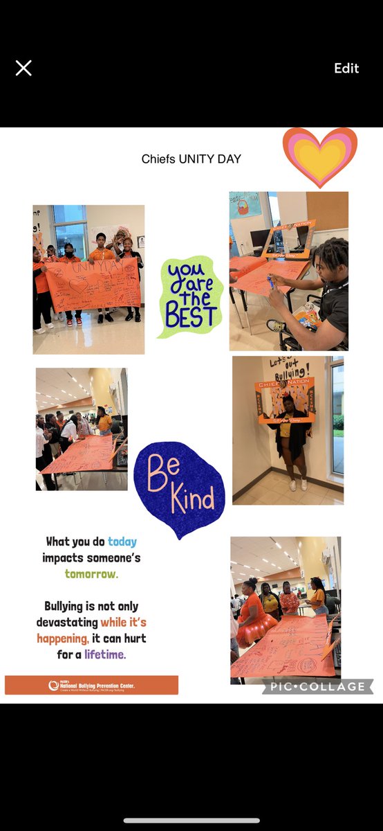 #UnityEveryDay@CarolCitySr1 <a href="/MDCPS_TRUST/">M-DCPS TRUST</a> <a href="/StdtSvcsMDCPS/">Student Services</a>     #pledge bully free#kindness#acceptance#inclusion🧡🧡