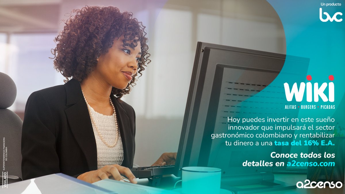 a2censo's tweet photo. Miércoles de novedad y buenas noticias: Wiki aumentó la tasa de su campaña. Conoce los detalles en https://t.co/s5tbZP3RBI 📢🔔

#inversionescolombia #crowdfundingfinanciero #financiacióncolaborativa #pymes #inversionistas #inversiones https://t.co/Oab7A3XsnB