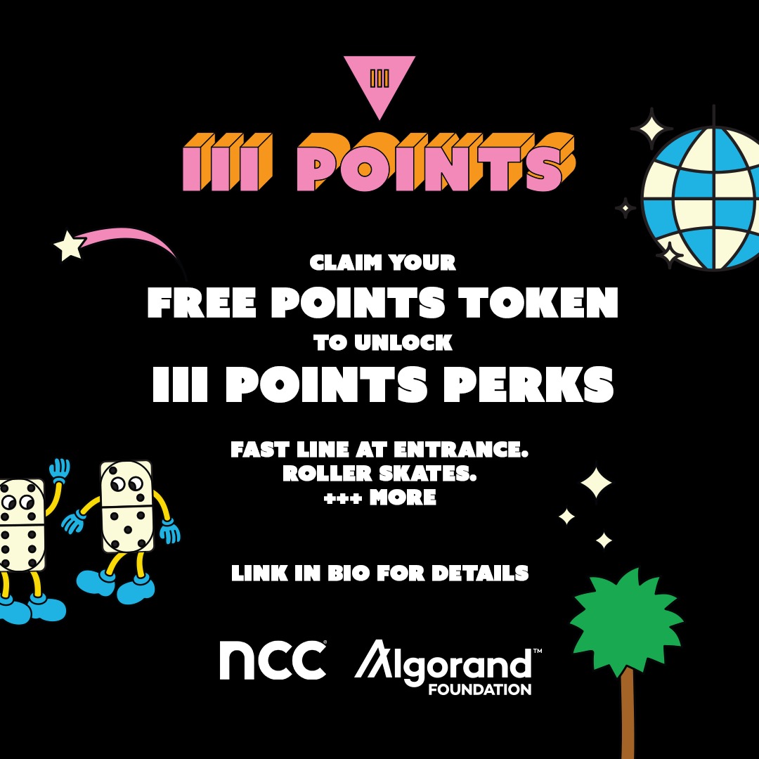 iiiPoints's tweet photo. Sign up for Free Points to unlock festival benefits all weekend! Free Points holders receive fast lane entry to the festival, skip the line at skate space, and more! Signing up will allow you eligibility to vote on future festival activities! https://t.co/wUZ8WCL7yP