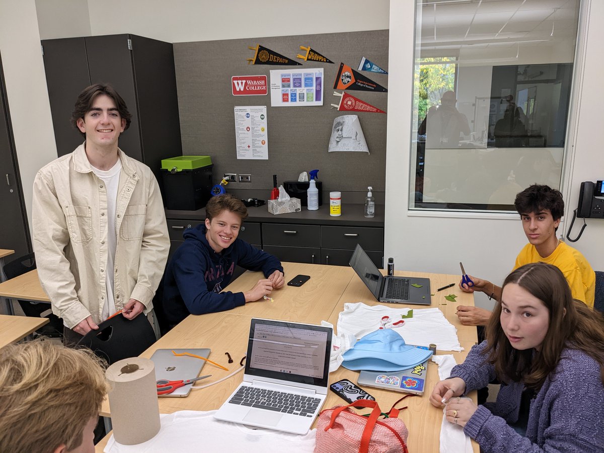 IB Business Management HL students working on the Virgil Abloh Fashion Challenge. <a href="/TYEOregon/">TYE Oregon</a>