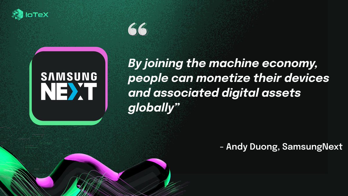 iotex_io's tweet photo. #MachineFi🤖 - in short!

Users: 
➡️ Own their data
➡️ Benefit from the machine-sharing economy

Builders:
➡️ Build Anything
➡️ Innovate collaboratively

#IoTeX https://t.co/rntUQ5pwLK