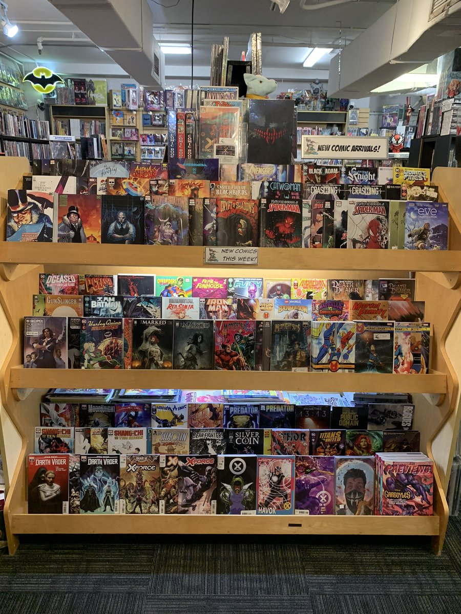 OtherRealmsLtd's tweet photo. Have you finished with last week’s books? I haven’t, yet, but that doesn’t stop New Comic Book Day from bringing us even more awesome stuff. We’ll see you soon! #ncbd https://t.co/vUJbPaxOr0