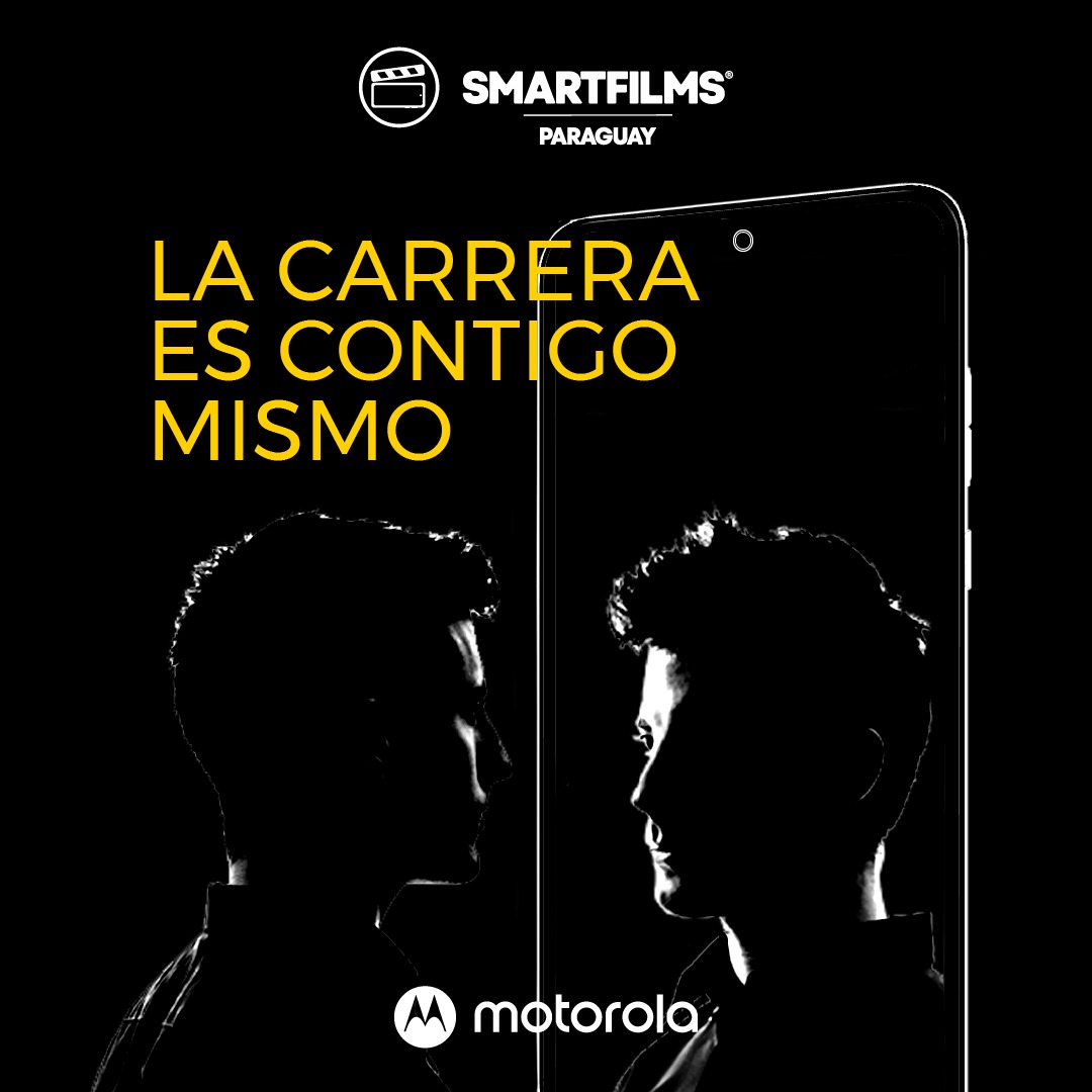 SmartFilmsPY's tweet photo. De la mano de @motorola_ar, queremos desafiarte a contar historias de 𝗨𝗡 𝗠𝗜𝗡𝗨𝗧𝗢 con tu celular.
¿Te animás? 📲

#yosoysmartfilms #cineconcelular #cineconmotorola #buscandolimites #depyalmundo #smartfilms2022 #hagamoscineconcelular #smartfilmspy #paraguay #cine #cultura https://t.co/cwWBwQLAwU