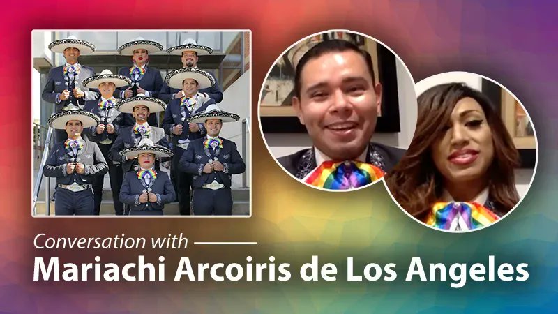 Hear the wonderful story behind the world's first LGBTQ @mariacharcoiris band. @UCMercedCFH @ucmerced VIDEO: Conversation with Mariachi Arcoiris de Los Angeles buff.ly/3Mwq3M0