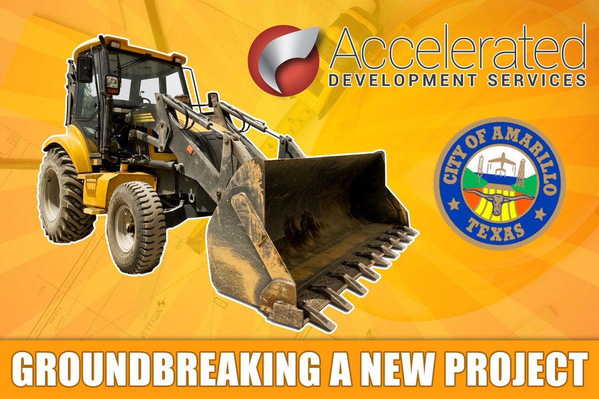 AccelDevco's tweet photo. Just broke ground! The southwest corner of Soncy Rd. &amp; Bent Tree Dr. in Amarillo, TX is being developed as a fast casual/QSR concept. We are looking forward to delivering our 14th project in the Texas market. #project  #texas  #development  #amarillotx https://t.co/8Q1Hl3W8kn