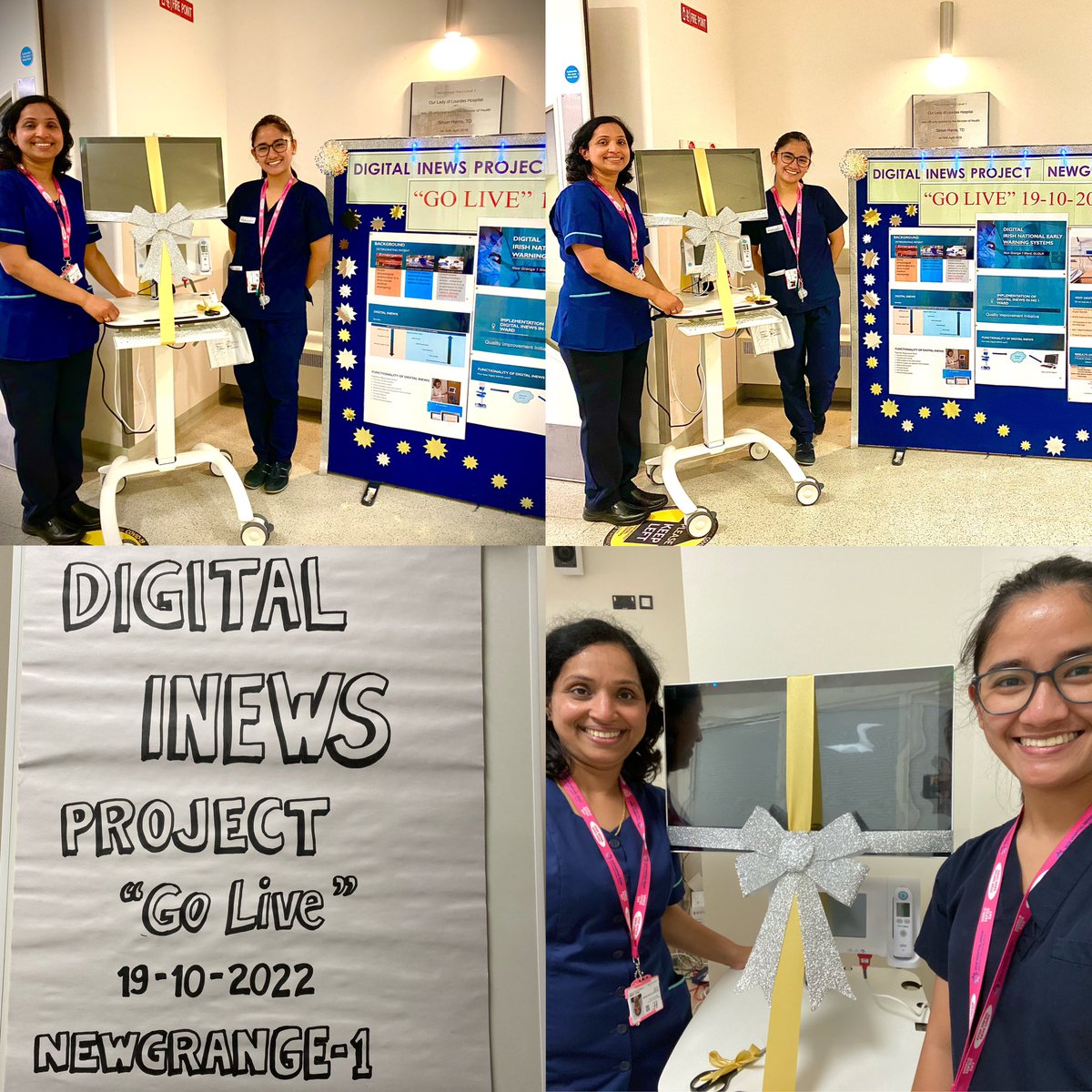 michellemadria9's tweet photo. One step towards Digital Health. This is only the beginning 👏 Looking forward to improving patient outcomes with the help of advanced technology in Newgrange 1! Thank you to the working group and management for piloting it in the ward. 👍 Well done to everyone involved🤗 https://t.co/8gx1ouxotb