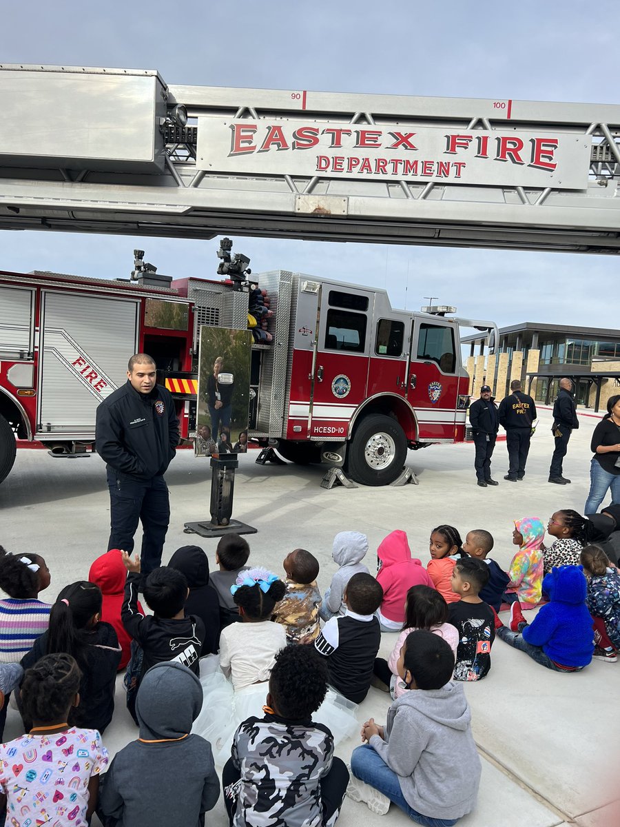 Our Pre-K Blue Jays loved learning all about firefighting from Station 36 Eastex Fire Department! 🚒❤️ <a href="/HumbleISD_ACE/">Autumn Creek Elementary</a> <a href="/HumbleISD_PREK/">HumbleISD ECE</a>
