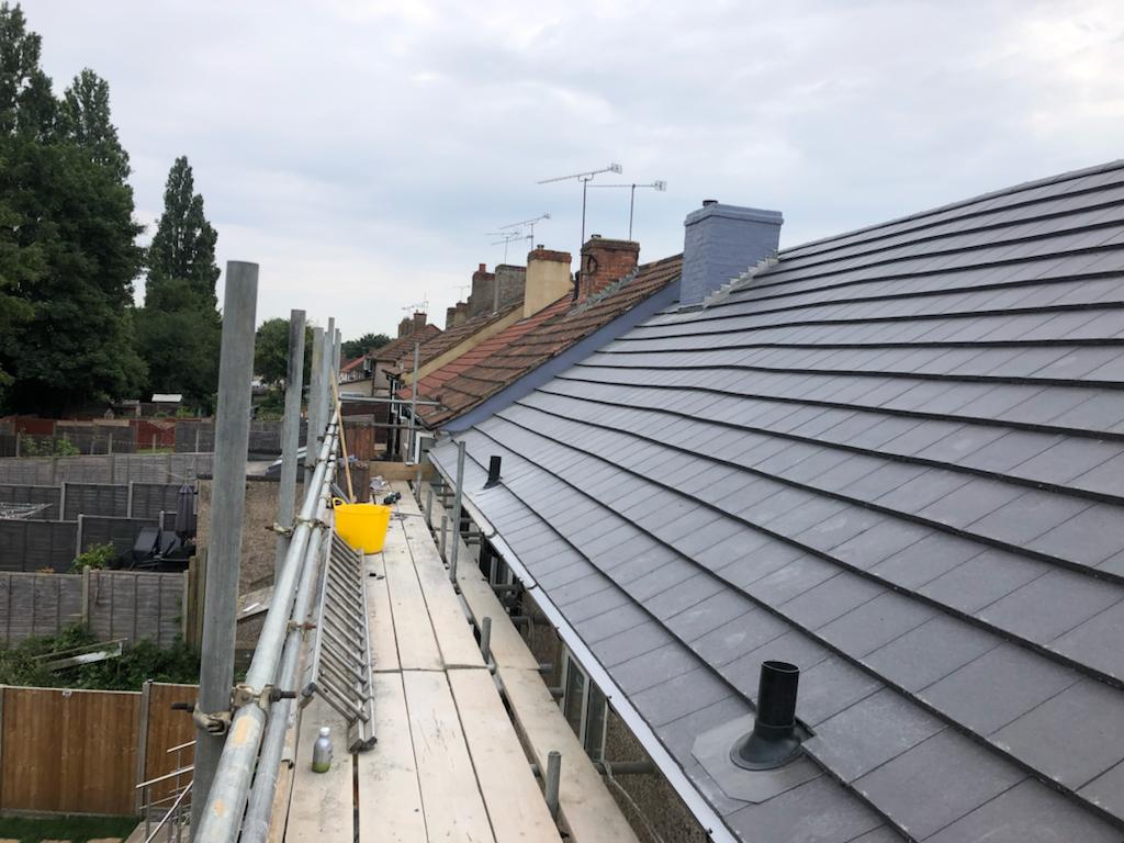 Two houses in reading stripped and complete new re-roof also new porch design changed. 🏠🔨  #roofinginreading
