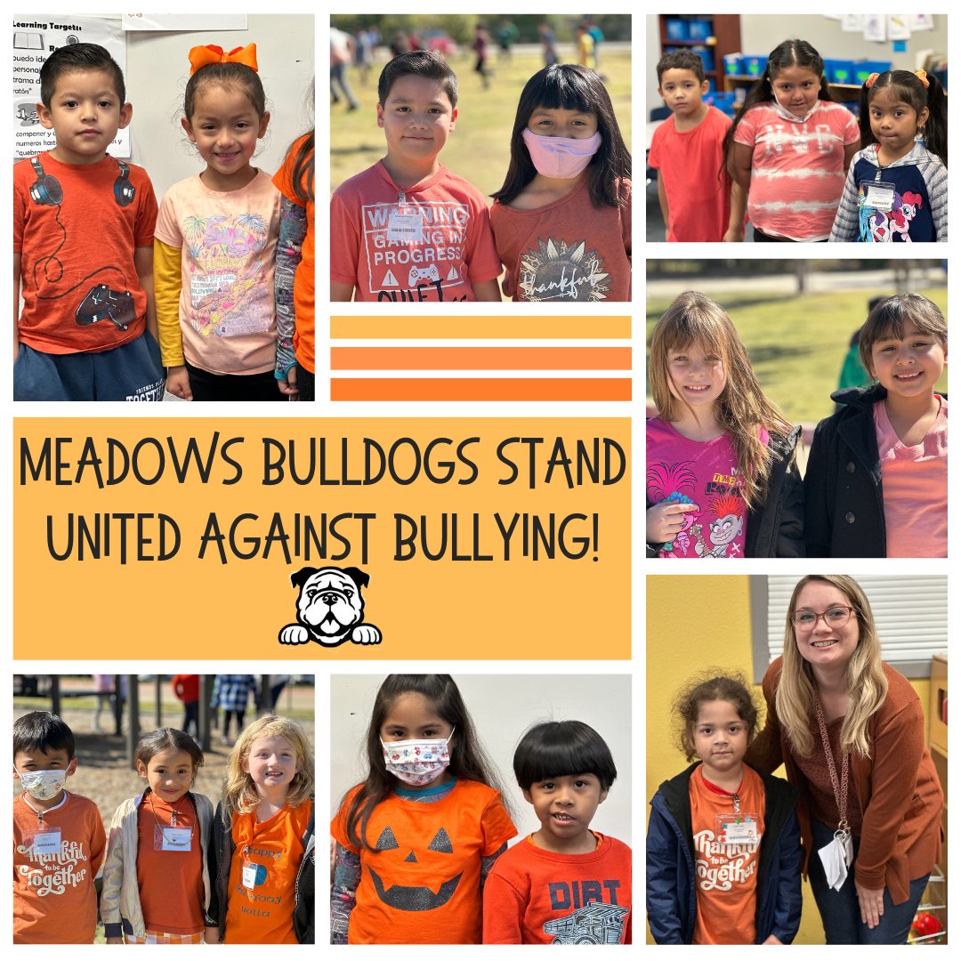 meadowslearns's tweet photo. Together Against Bullying, United for Kindness, Acceptance, and Inclusion. We are excited to be celebrating #UnityDay2022! #dedicatedtocaring #WeAreMeadows @Plano_Schools @Planocounselors https://t.co/121KtIQZtD