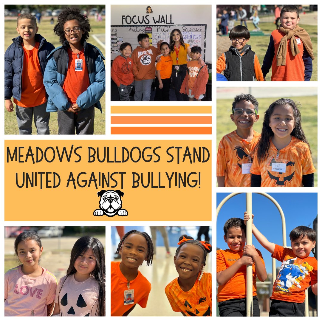 meadowslearns's tweet photo. Together Against Bullying, United for Kindness, Acceptance, and Inclusion. We are excited to be celebrating #UnityDay2022! #dedicatedtocaring #WeAreMeadows @Plano_Schools @Planocounselors https://t.co/121KtIQZtD