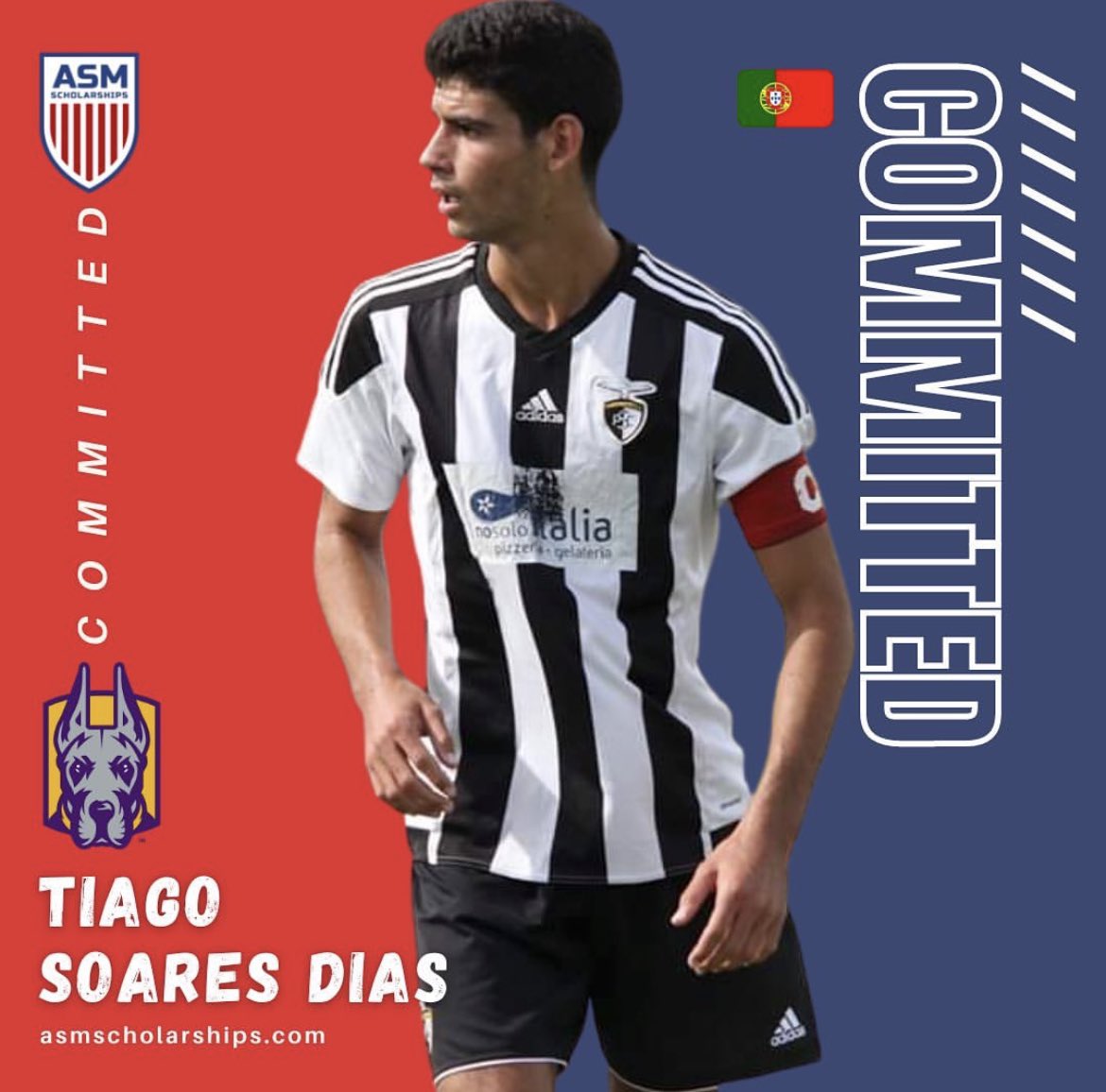 ASMSoccerTeam's tweet photo. Congratulations to soccer athlete Tiago Alexandre Soares Dias from Portugal 🇵🇹 on his commitment to NCAA DI University of Albany in New York! Best of luck @tiago17dias
 https://t.co/nbDa0caOtU

#soccer #naia #ncaa #njcaa #college #ncaasoccer #athletics #menssoccer #womenssoccer https://t.co/ZpnsnjEz8E