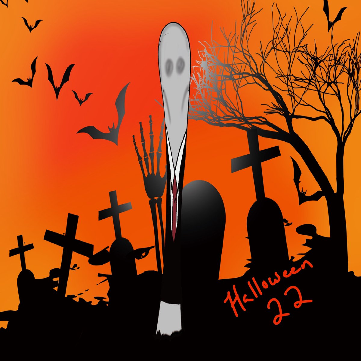 Halloween 🎃 Day 19. Slender Wormz #NFT #NFTCommuinity #halloween22