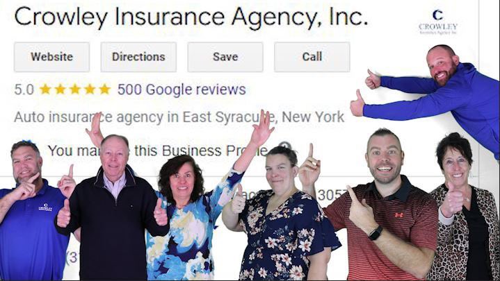 500 Reviews!!!

Thank you to our amazing clients, vendors, referral partners and company partners for the trust, love, and support you give to our agency. 

Most of all thank you to the amazing team at Crowley Insurance who continue to strive to become better each day

#thankful