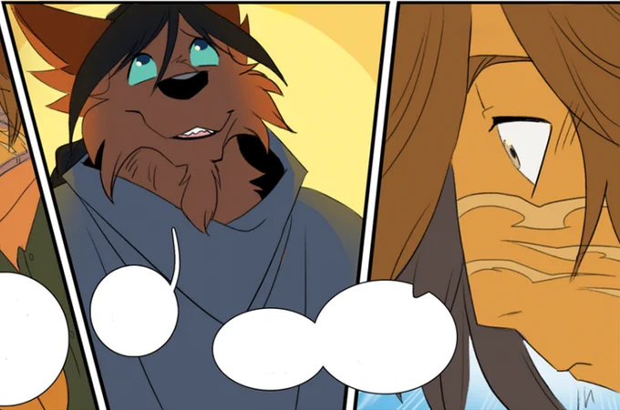 me watching my buffer go down and down 6 w 6 ;;;;;;Anyway new page today! There's one page I didn't do an image post for because I was in hell last week, so if the transition is weird, that may be why!  Gonna get back on track soon  