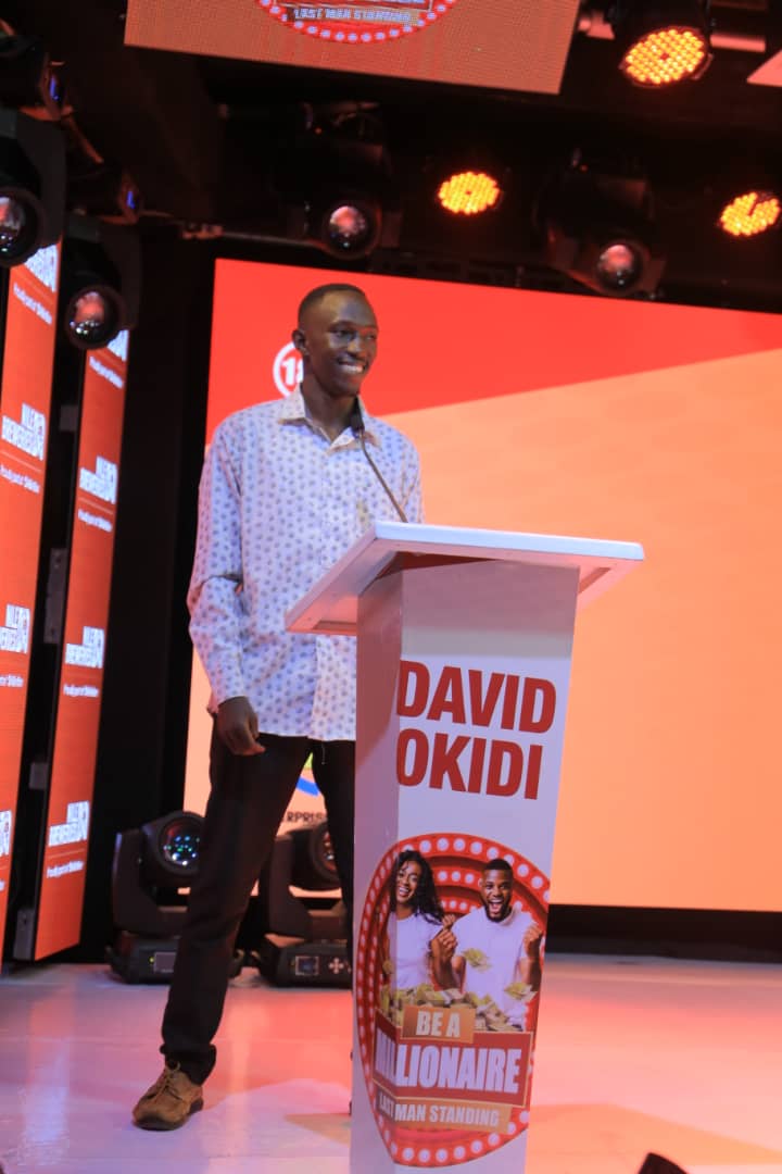 AyebareSolomon1's tweet photo. After winning tonight's quiz, David Okidi walked away with 13,000,000 UGX in total.
3 million from the quiz and the grand prize of 10 million.
He is the last man standing in the second season of @NBLUganda's #NBLBeAMillionaire competition.
Congratulations to him! 🎊
#BAMSn2 https://t.co/HHuKiVj464