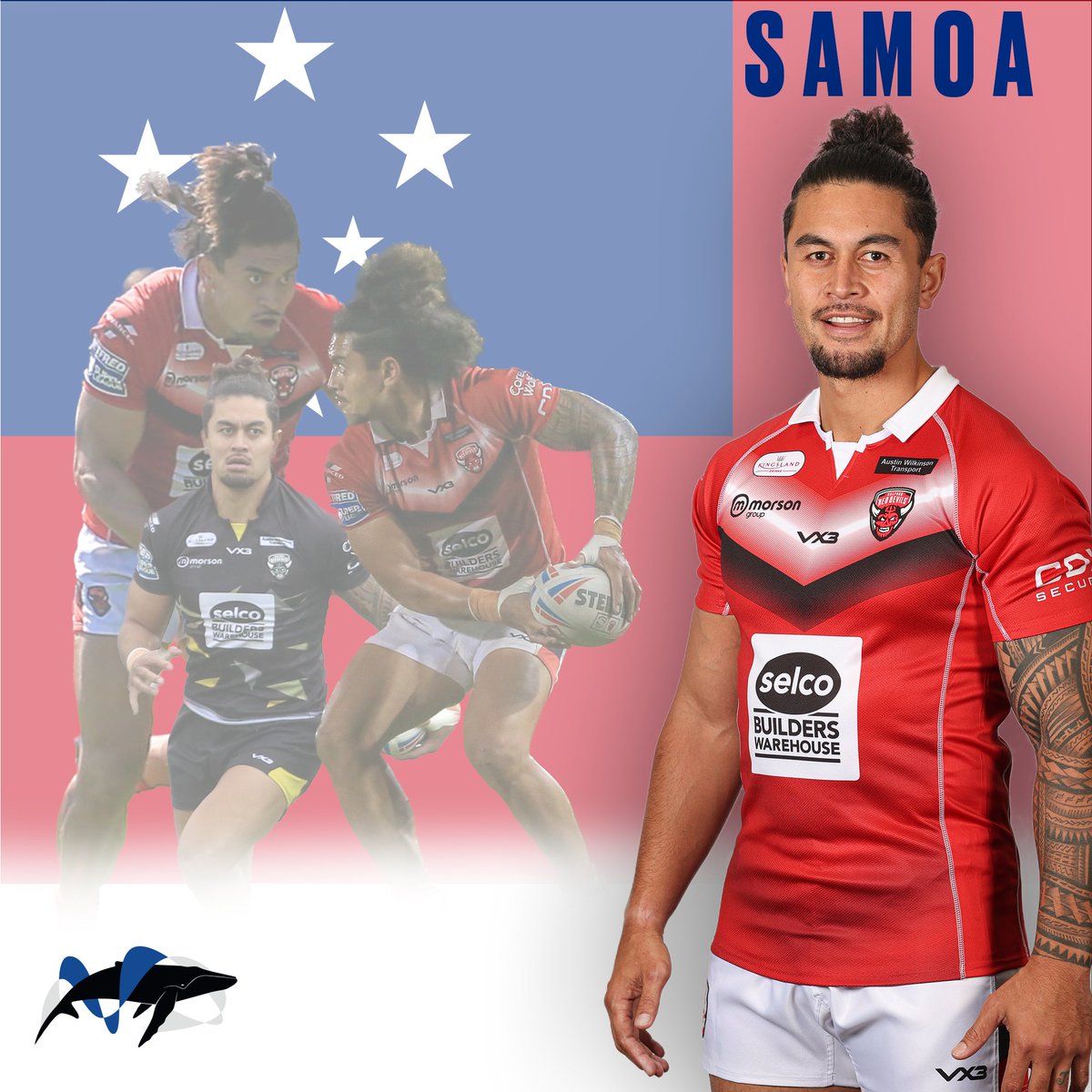 SalfordDevils's tweet photo. Ken Sio and Tim Lafai have been added to the Samoan squad ahead of their second #RLWC2021 fixture.

A huge congratulations on a well-deserved call-up, lads! 👏

💪 #TogetherStronger | 🔴👹 https://t.co/sz4LDKIGFM