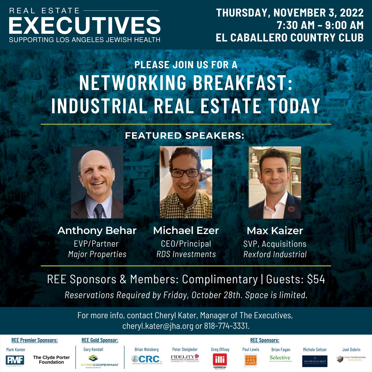 We’re back!  Join us for our Real Estate Executives networking breakfast!
theexecutives.org/events/default…