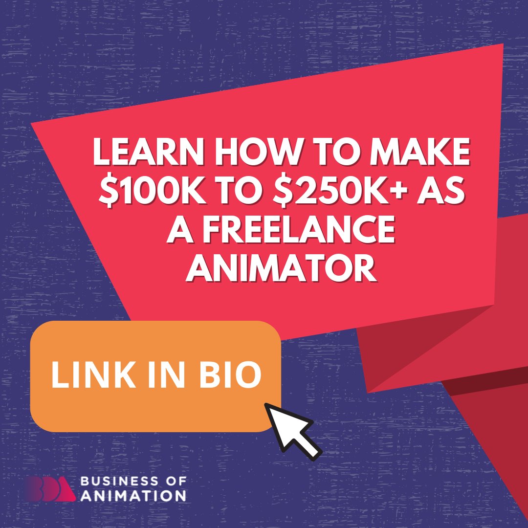 animationbiz's tweet image. 1. Provide quality animation services that deliver value to your target market
2. Price your services that justify the value you provide and what your target market is willing to pay for

#AnimationAdvertisement #MotionGraphicsAdvertisements #AnimatorSales