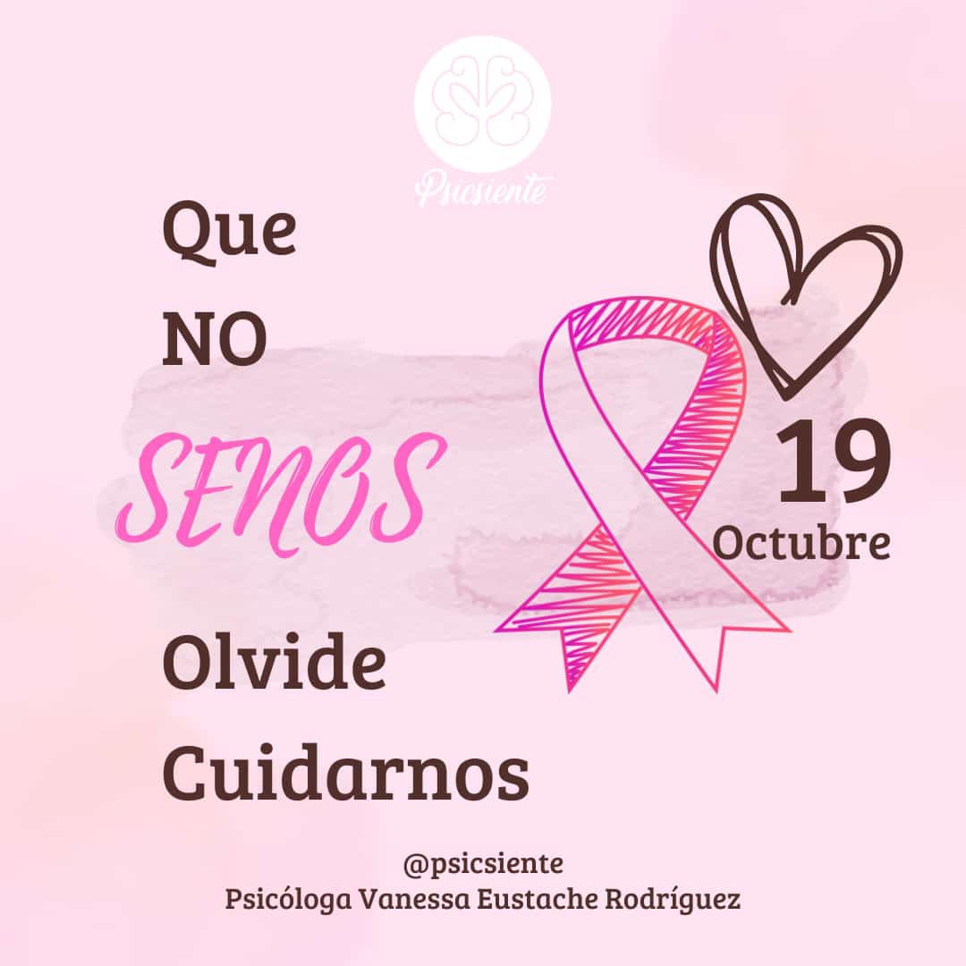 psicsiente's tweet photo. Hoy, 19 de octubre, es el día internacional de énfasis de la "lucha contra el cáncer de mama".

#cancermama https://t.co/e4np9UM7DC