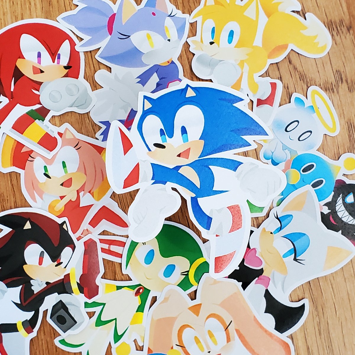 ソニック 「SONIC STICKER BUNDLE NOW AVAILABLE!!Supe」|stripedpants✨ @ SAKURACON #2128のイラスト