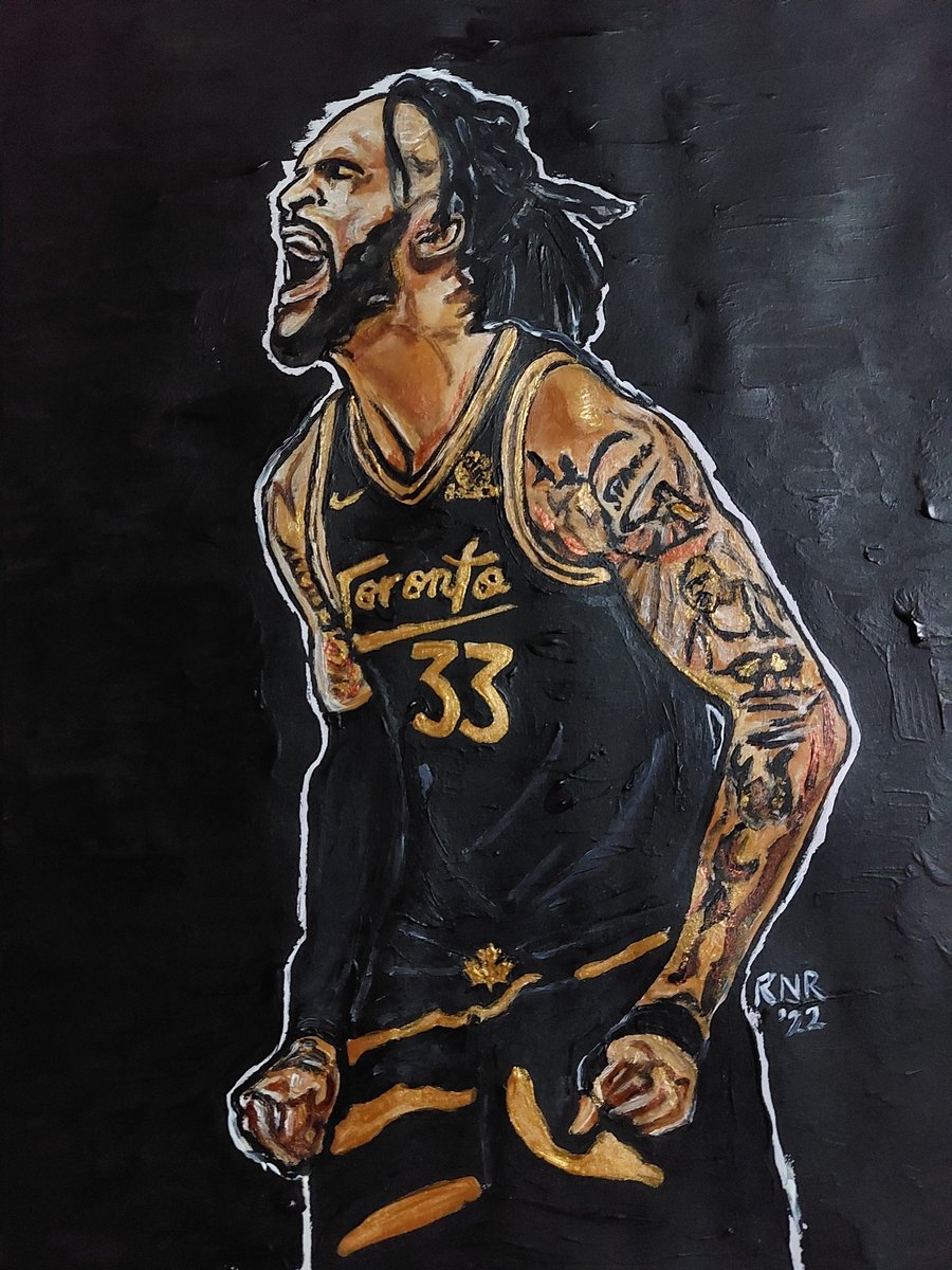 RachelNatalie33's tweet photo. Since the @Raptors open their season tonight...
acrylic painting of @gtrentjr.

#RachelNatalieArt #garytrentjr #basketballart #sportsart #torontoraptors https://t.co/nh5YEIlKhO