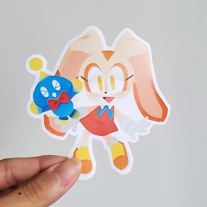 SONIC STICKER BUNDLE NOW AVAILABLE!!Super proud of thesethese are the first of hopefully many more merch designs I draw on stream!! 