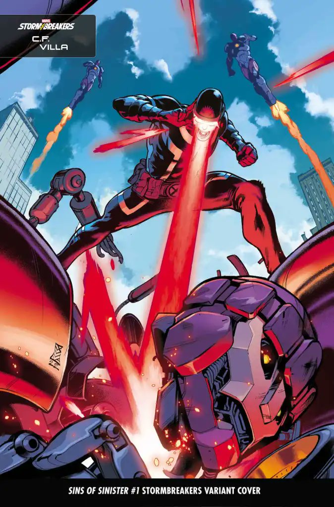 Cfvillaart's tweet image. Heiyo! First Strormbreaker variant revealed for me. More to come! I am not aware of what great colorist accompanied me for this one, but please feel free to let me know.
#Xmen #cyclops #Marvel